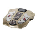 Electronic acupuncture low-freqency pulse infrared foot massage machine